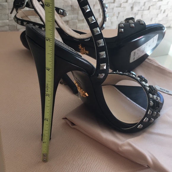 NEW:  Prada Stud Sandal - Picture 5 of 8
